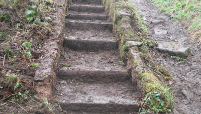 Volunteers uncover hidden set of stairs at Worsbrough Mill