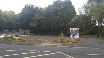 Main car park at Worsbrough Mill